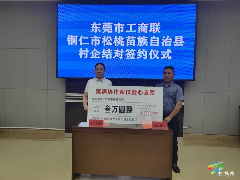 【粵黔協(xié)作·莞愛(ài)銅行】東莞市工商聯(lián)·銅仁市松桃苗族自治縣村企結(jié)對(duì)座談會(huì)召開(kāi)