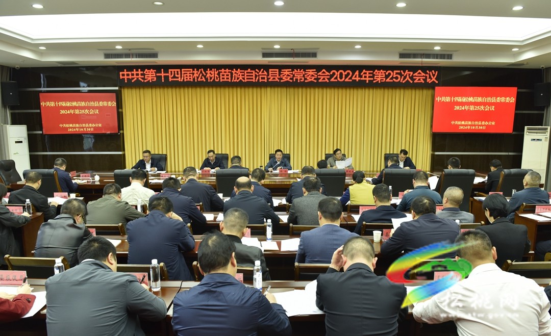 縣委常委會2024年第25次會議召開