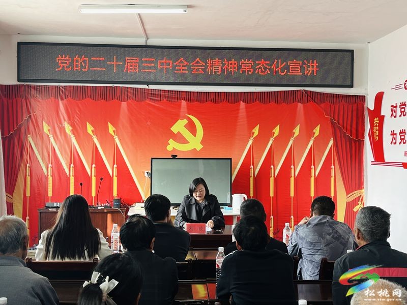 省、市宣講團(tuán)來松宣講黨的二十屆三中全會精神