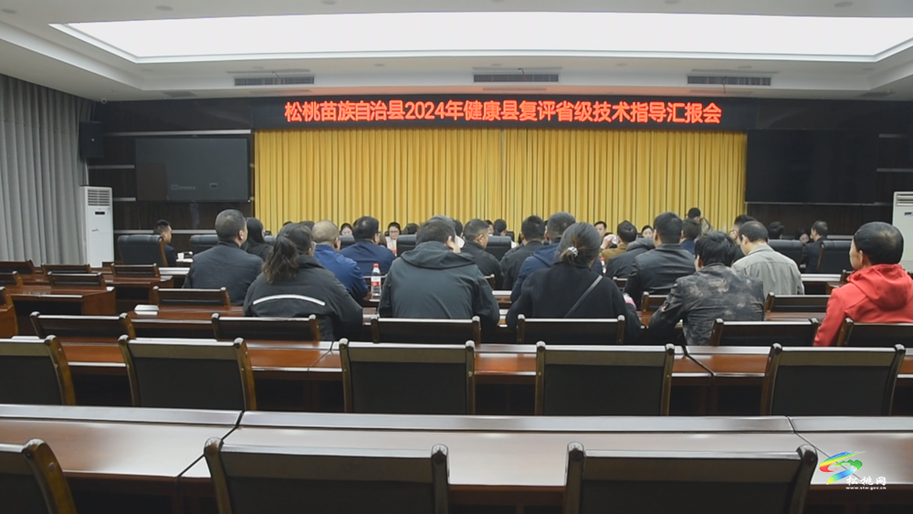 松桃2024年健康縣復評省級技術指導匯報會召開