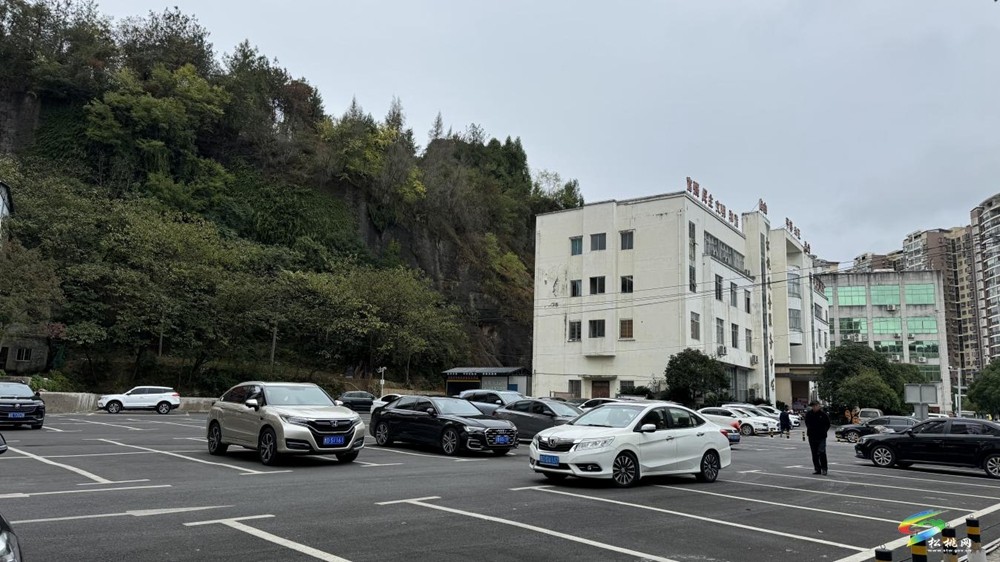 到松桃政務(wù)服務(wù)中心辦事,好停車了!方便!