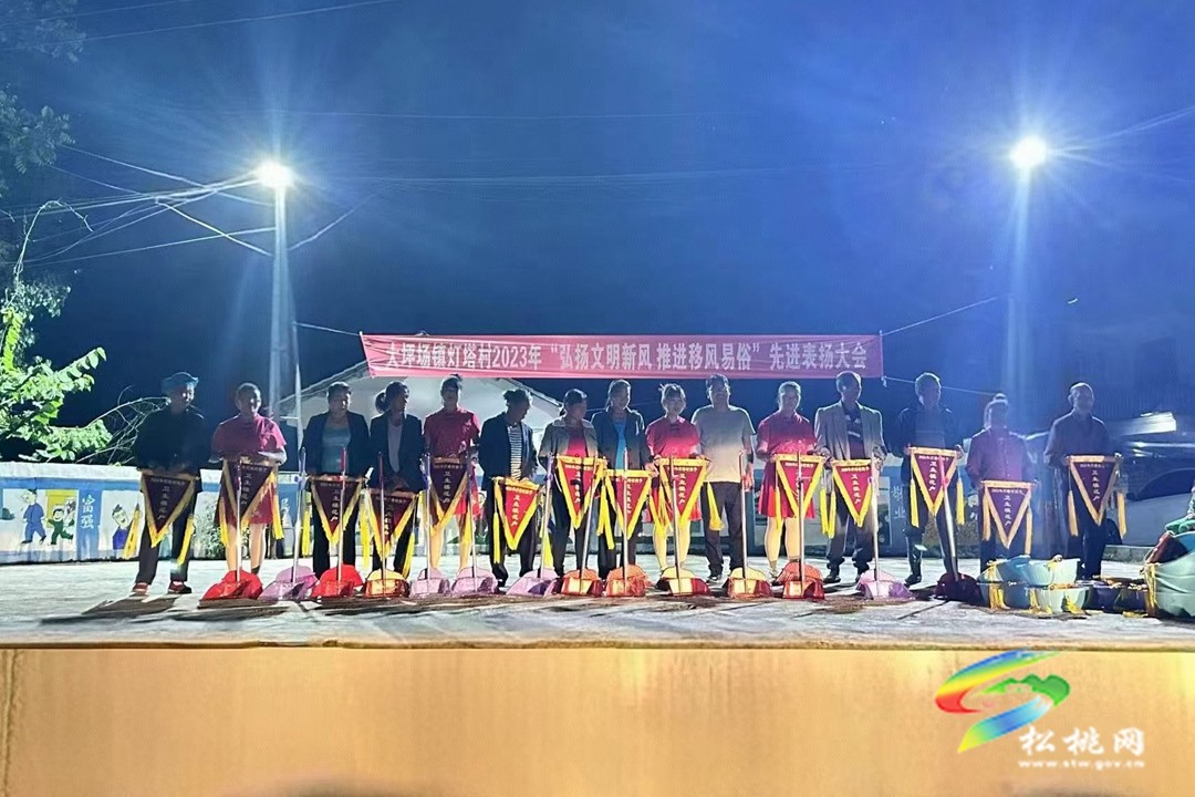 松桃大坪場(chǎng)鎮(zhèn)：樹文明新風(fēng)  繪幸福畫卷