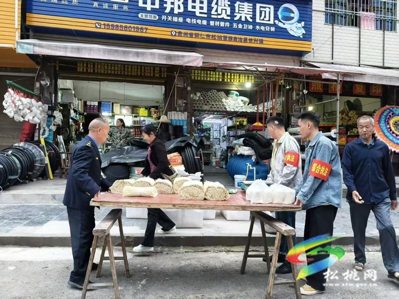 長(zhǎng)興堡鎮(zhèn)開(kāi)展占道經(jīng)營(yíng)專項(xiàng)整治工作