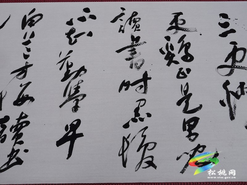 松桃第三完?。耗珵⒐P尖寫(xiě)春秋 一撇一捺是傳承
