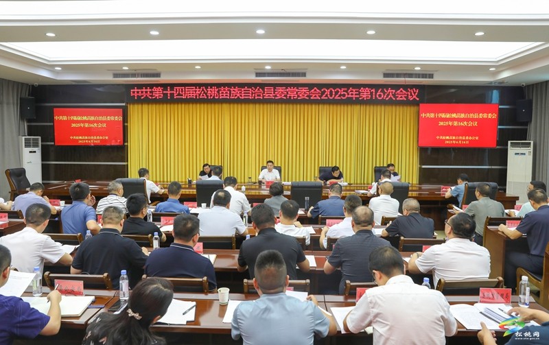縣委常委會(huì)2025年第16次會(huì)議召開(kāi)