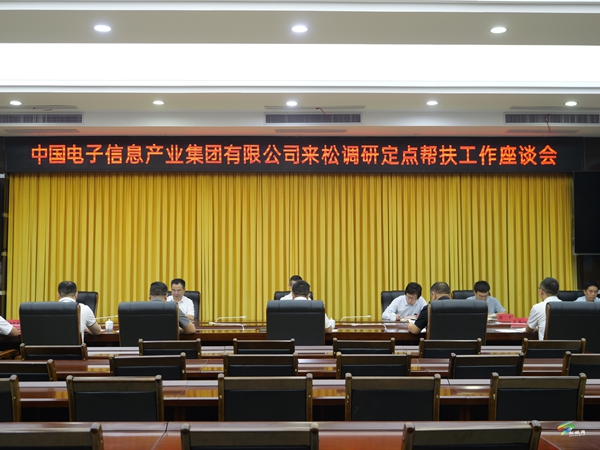 中國電子集團(tuán)黨組副書記、董事陳揚(yáng)帆一行來松調(diào)研