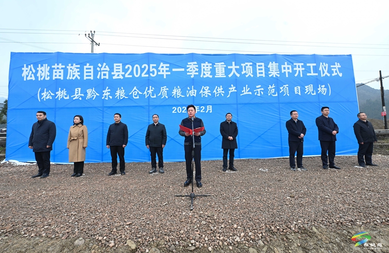 全縣2025年一季度重大項目集中開工儀式舉行