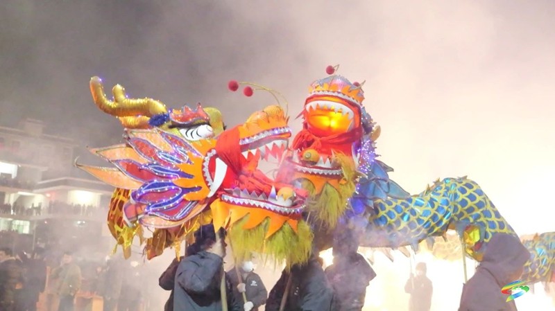 【網(wǎng)絡(luò)中國節(jié)·元宵】松桃盤信：非遺“噓龍”，點燃元宵狂歡