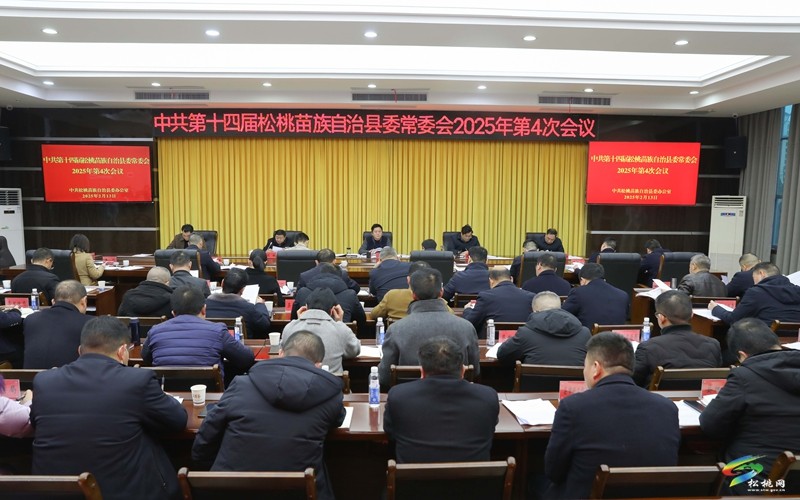 縣委常委會(huì)2025年第4次會(huì)議召開