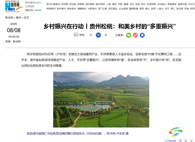 【成績單來了！】松桃2025年8月份對外宣傳成績單