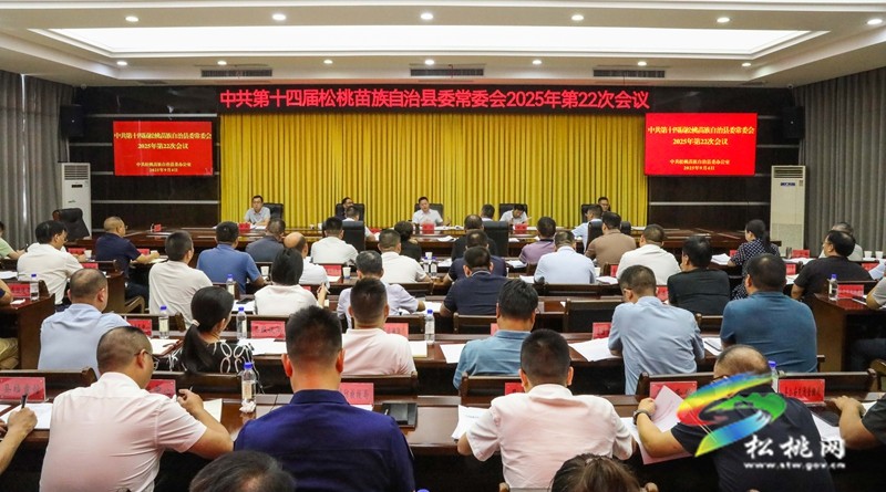縣委常委會(huì)2025年第22次會(huì)議召開