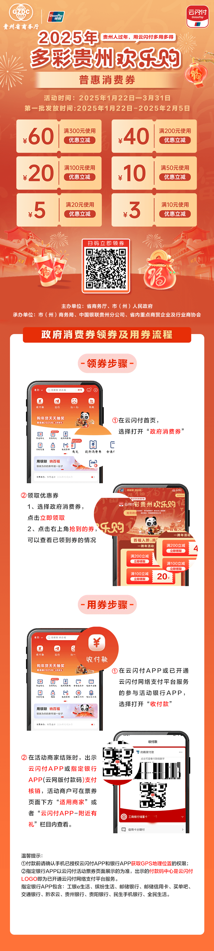 貴州省又發(fā)“紅包”了!普惠消費(fèi)券開啟多彩貴州歡樂購